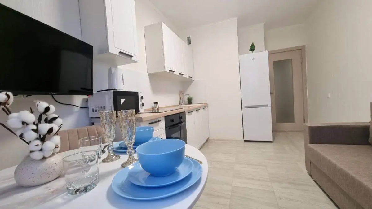 Однокомнатная квартира Natali apart в ЖК Зеленая Вертикаль на метро Лесопарковая