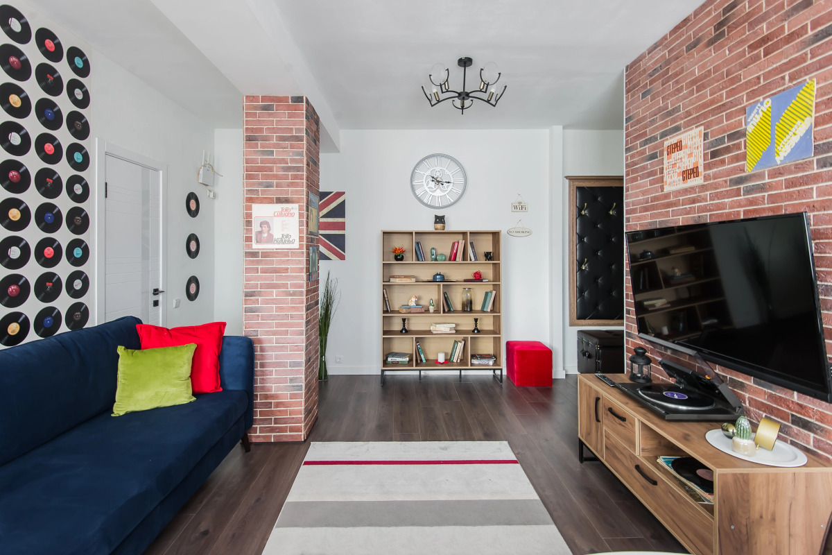 Квартира GM Apartments в стиле Рок-н-ролл с видом на Кремль