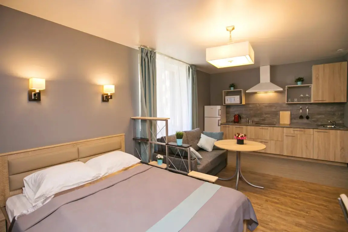 Квартира New Horizon Ovechkin Apartments Aquamarine  рядом с Московским вокзалом