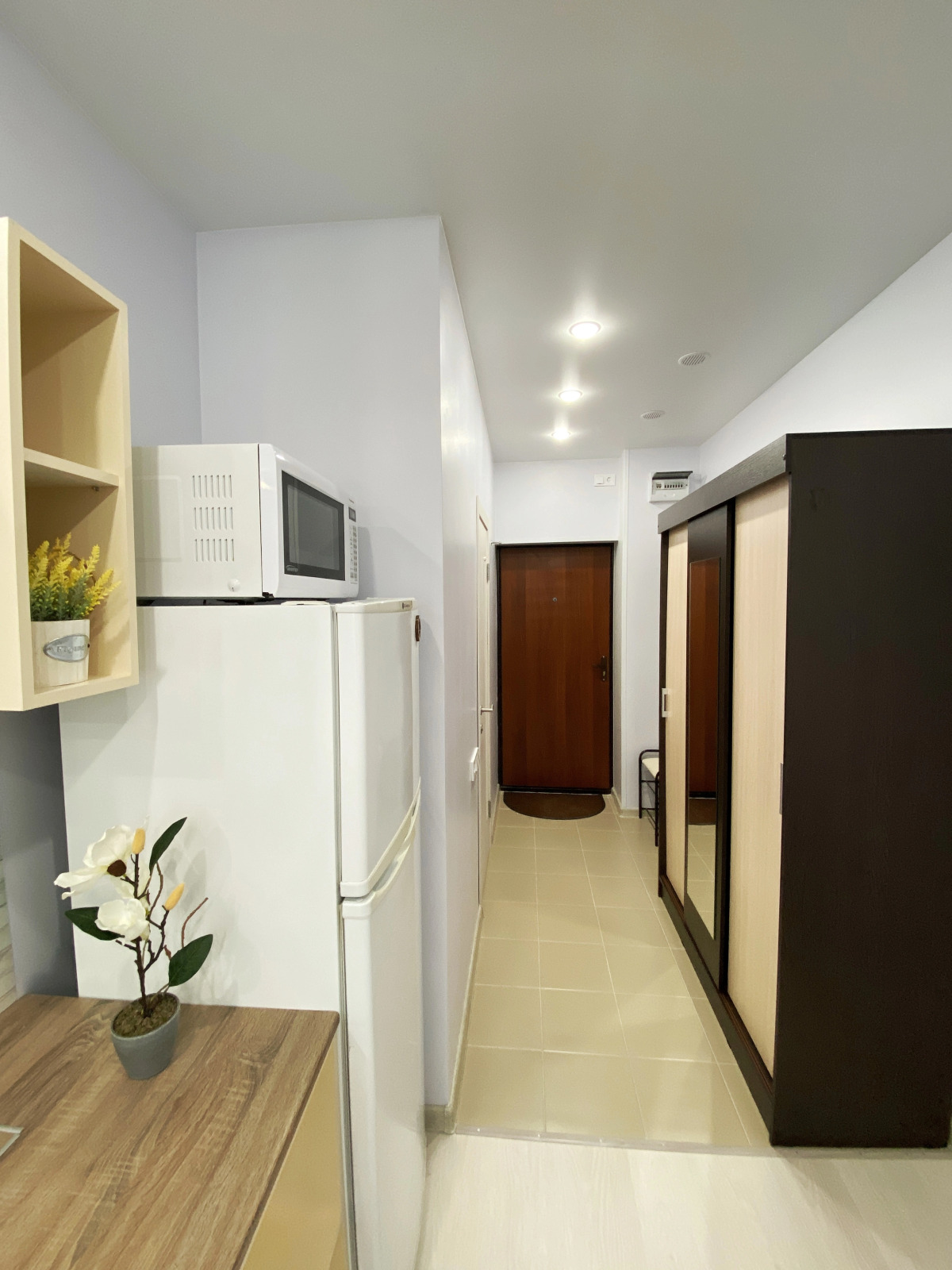 Апартаменты студия на Зеленом бульваре 19 на 24 этаже