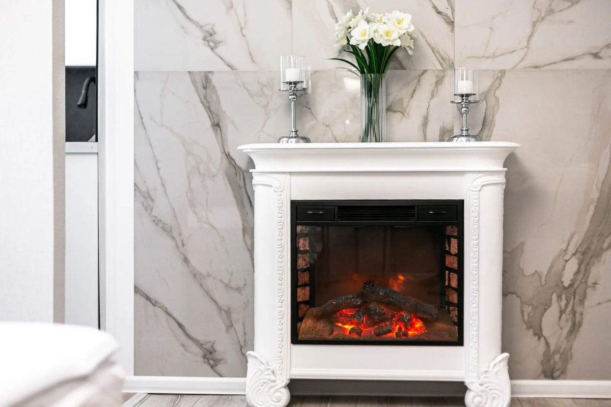 Квартира Королевская кровать с камином