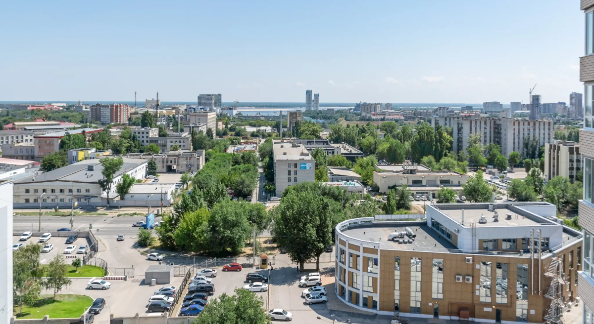 Квартира на Grand Avenue с видом на Волгу