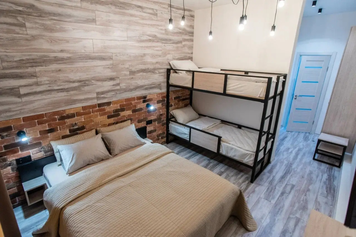 Квартира Loft в ЖК Волга-Парк для 10 гостей
