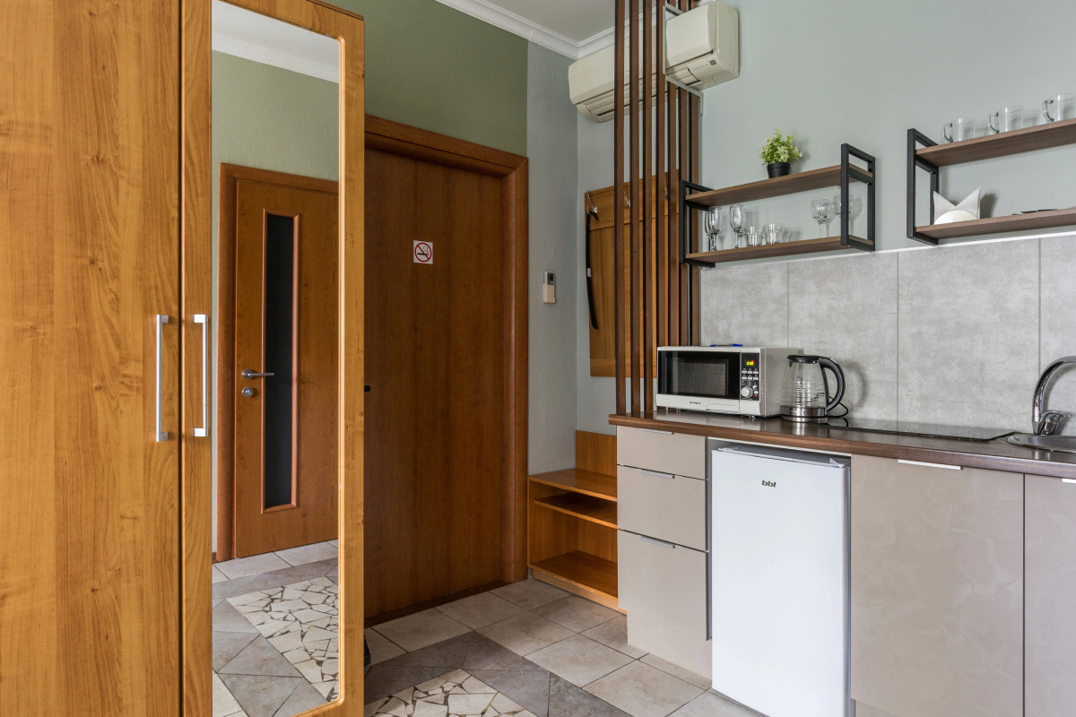 Апартаменты для троих гостей с 1 кроватью (3-ий или 4-ый этаж)