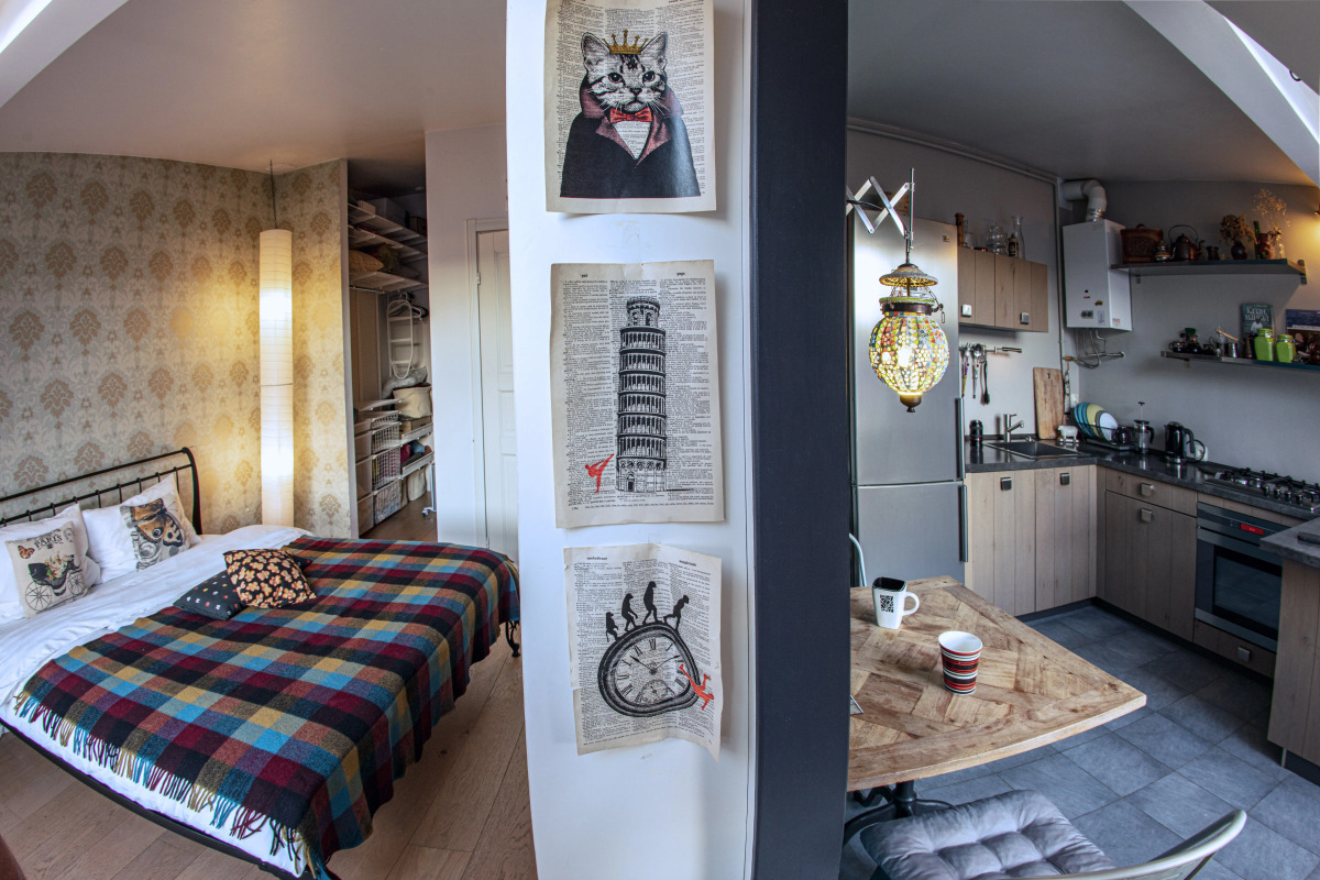 Апартаменты рядом с мостом через Большую Невку