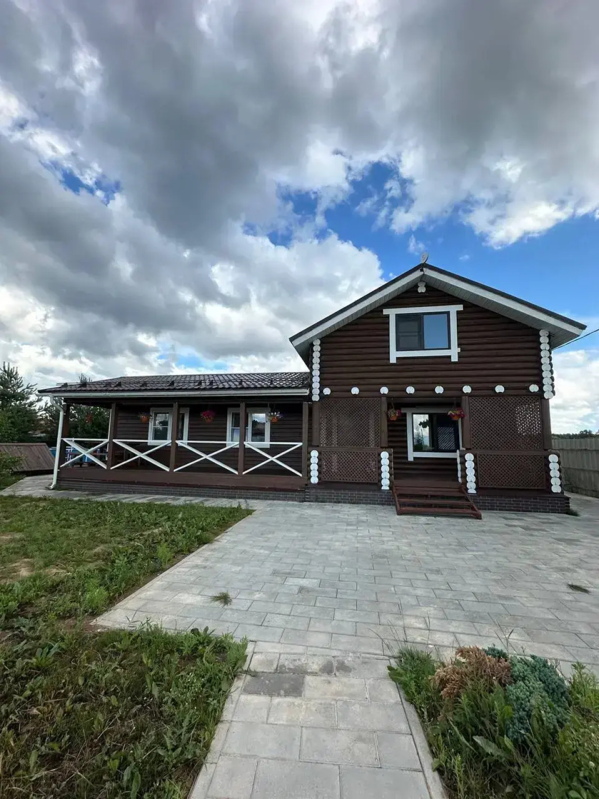 Частный дом с сауной в д. Горные Морины