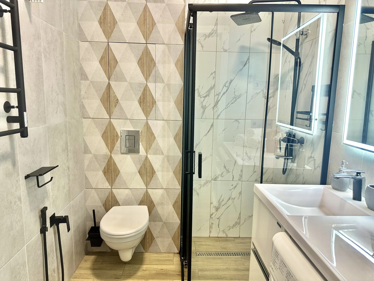 Квартира Люкс-Студия дизайнерская с видом на реку и Москва Сити