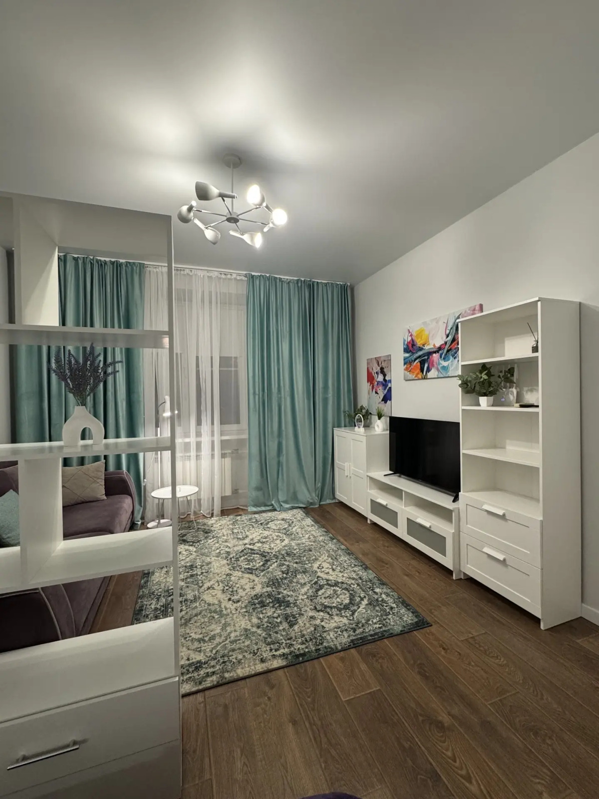 Квартиры "Пижама": 1-к «Лиловая мята» на Аллее Героев