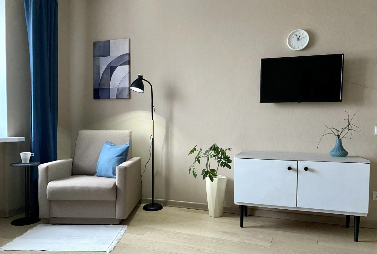 Апартаменты двухкомнатные с Видом на Привокзальную Площадь Hygge Karelia