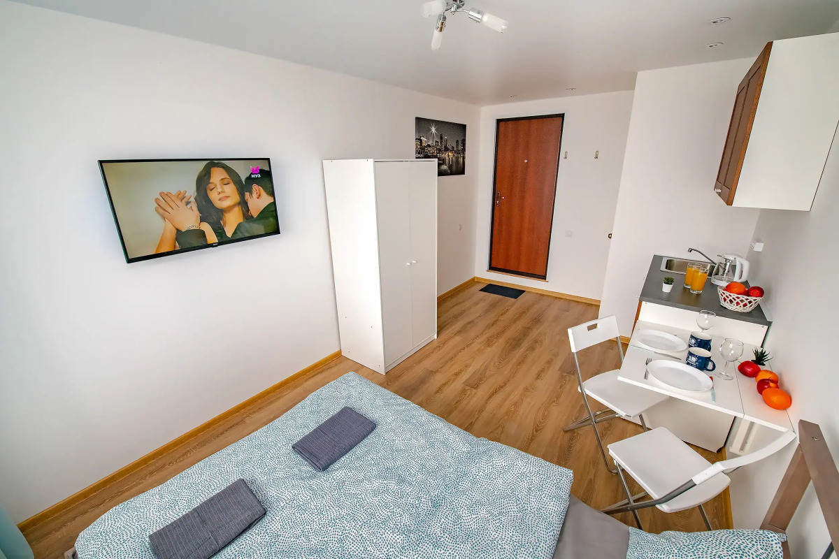 Уютная студия на улице Котельникова