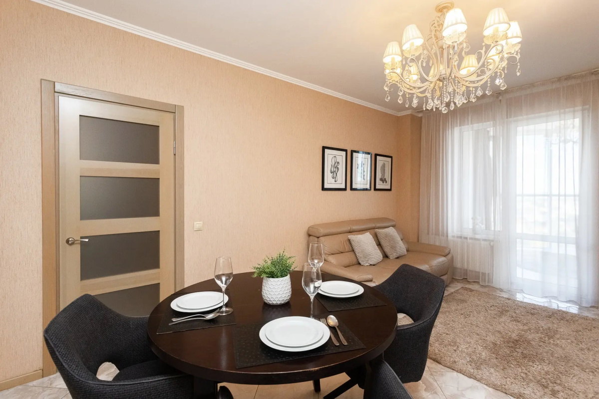 Апартаменты Crown39 - 1к №104: 57 м2, 15 этаж из 21