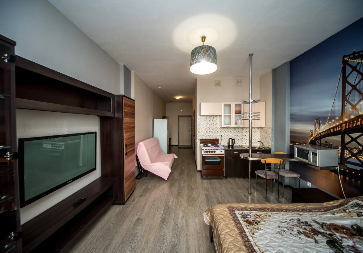 Квартира на 22 этаже с видом на город