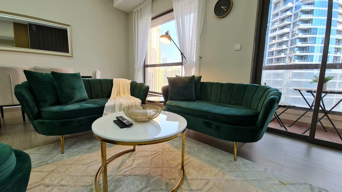 Апартаменты Marco Polo - High-rise 1BR Apt with Amazing Marina Views