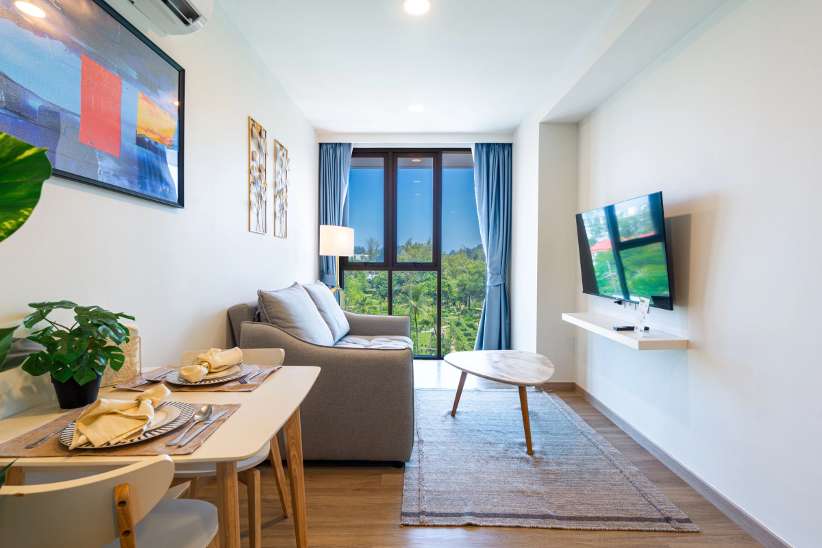 Новые 1bd апартаменты в Laguna SkyPark