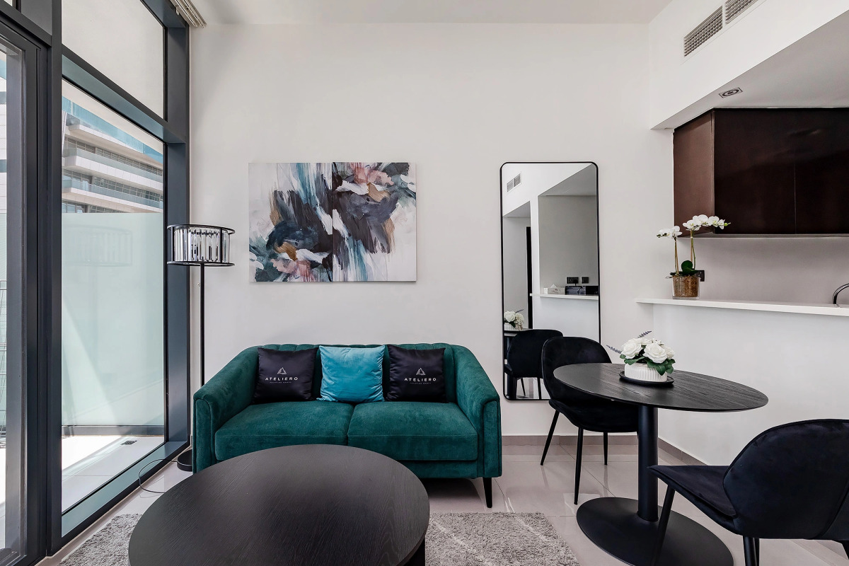 Апартаменты Stylish 1BR at Damac Merano Tower with Great View