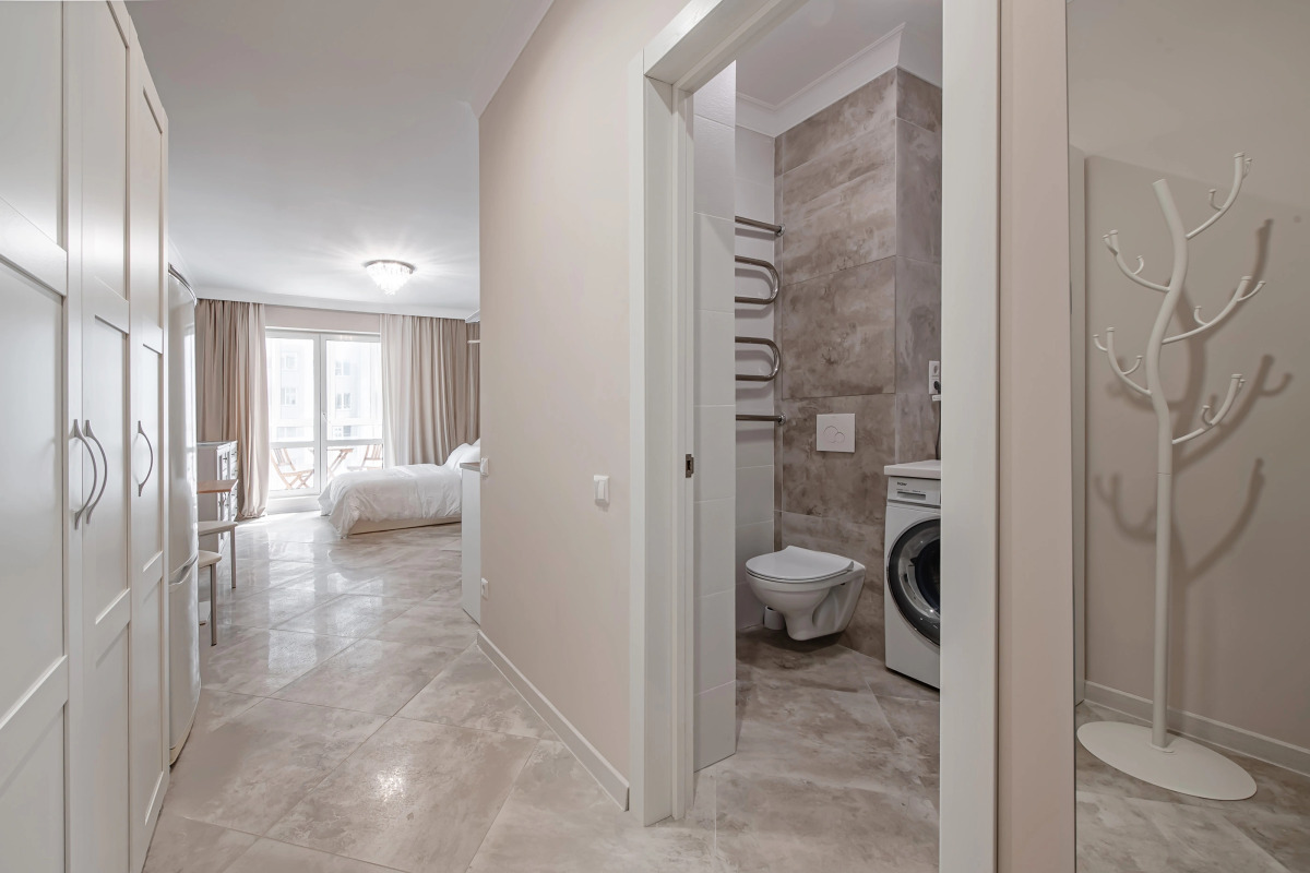 Апартаменты Студия у Станции Метро Грушевка