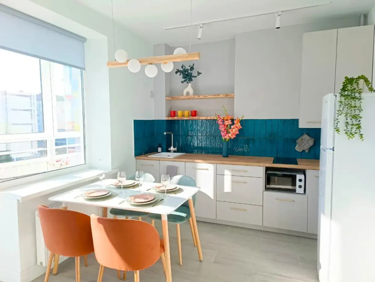 Апартаменты Рыба-Кит в современном комплексе на Яблоневой