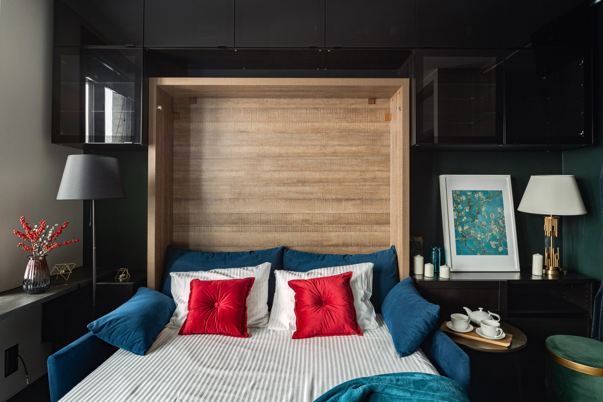 Апартаменты Lalapart Black Emerald с сауной в ЖК Савеловский Сити