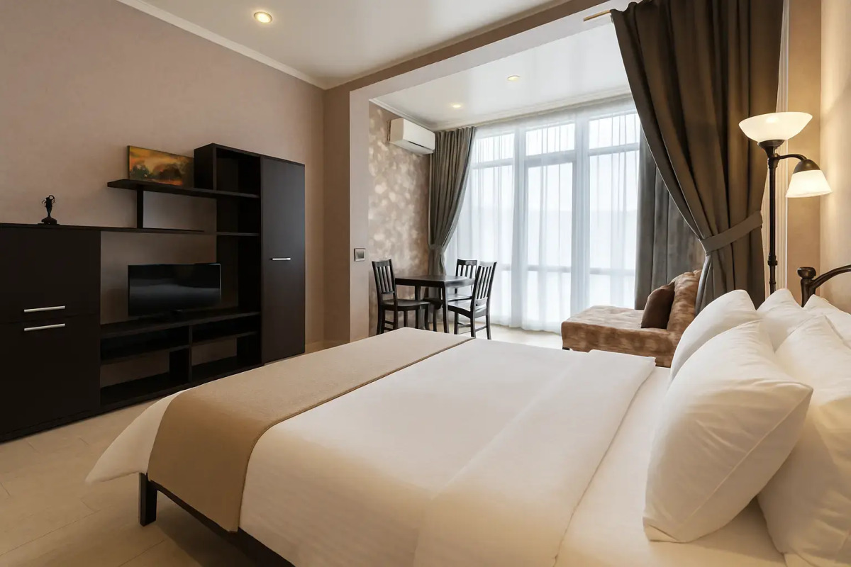 Квартира Современная студия с видом на горы рядом с подъемниками и Казино