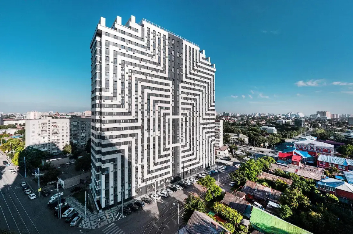 Апартаменты Depart Apart в 5 минутах от вокзала Краснодар 1 с парковкой и красивым видом