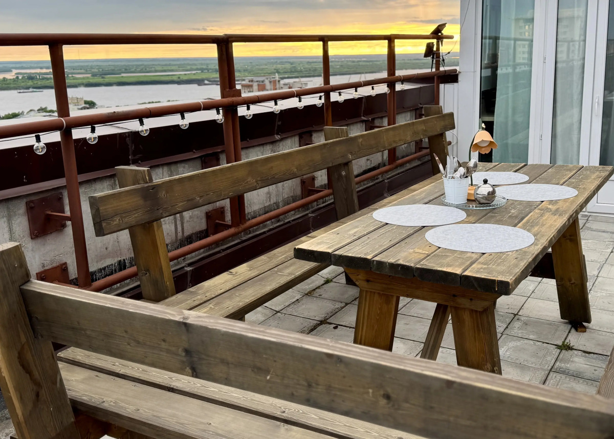 Квартира Двухуровневая с террасой для семьи