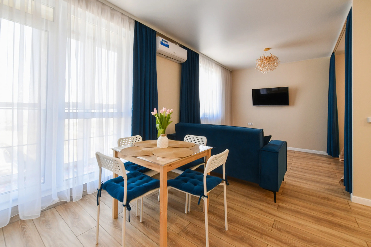 Квартира Уютная с видом на Русский мост