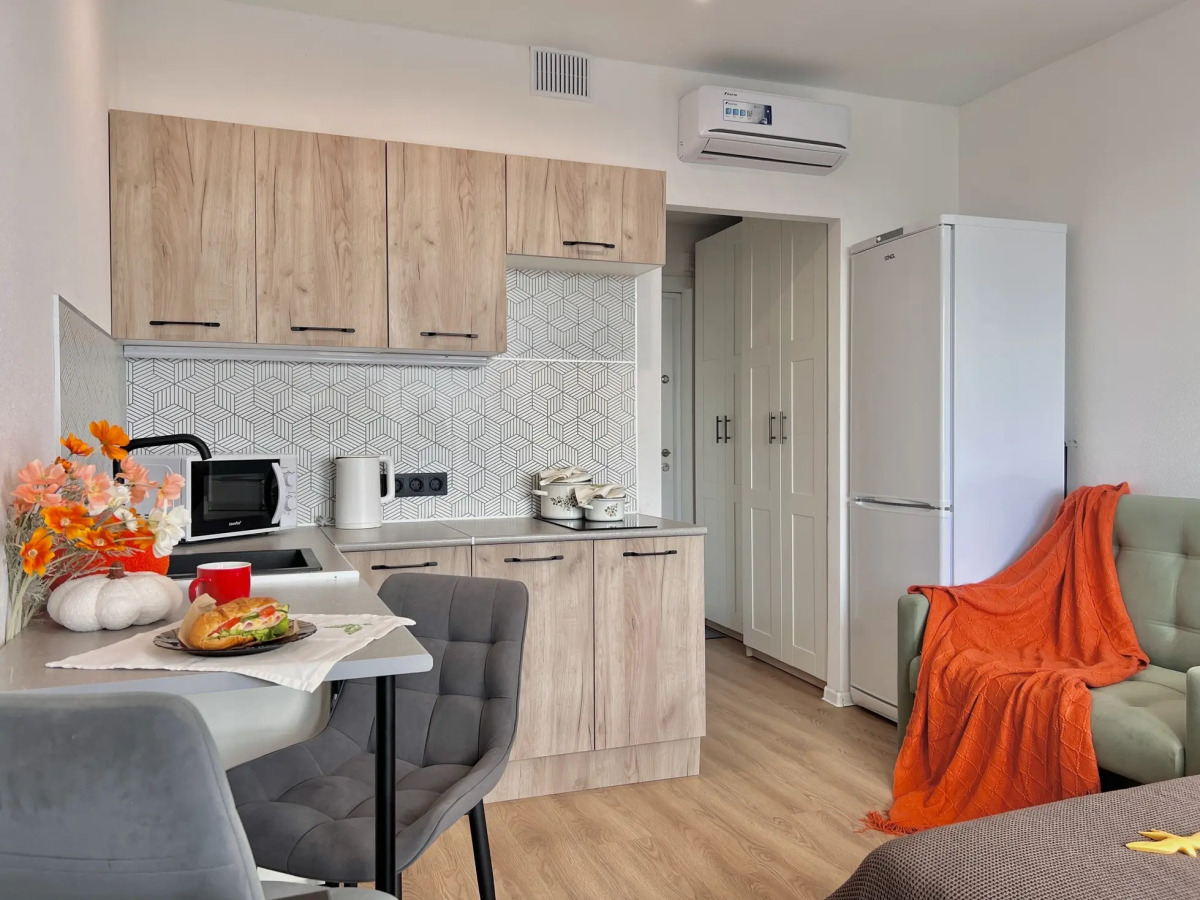 Апартаменты студия Sunmarine aparts в ЖК Мичуринский Парк