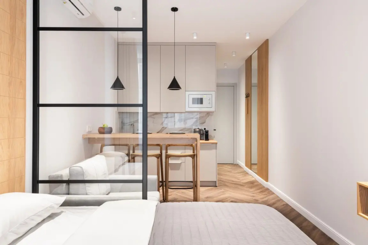 Апартаменты Делюкс с барной стойкой Модерн Дизайн у Динамо