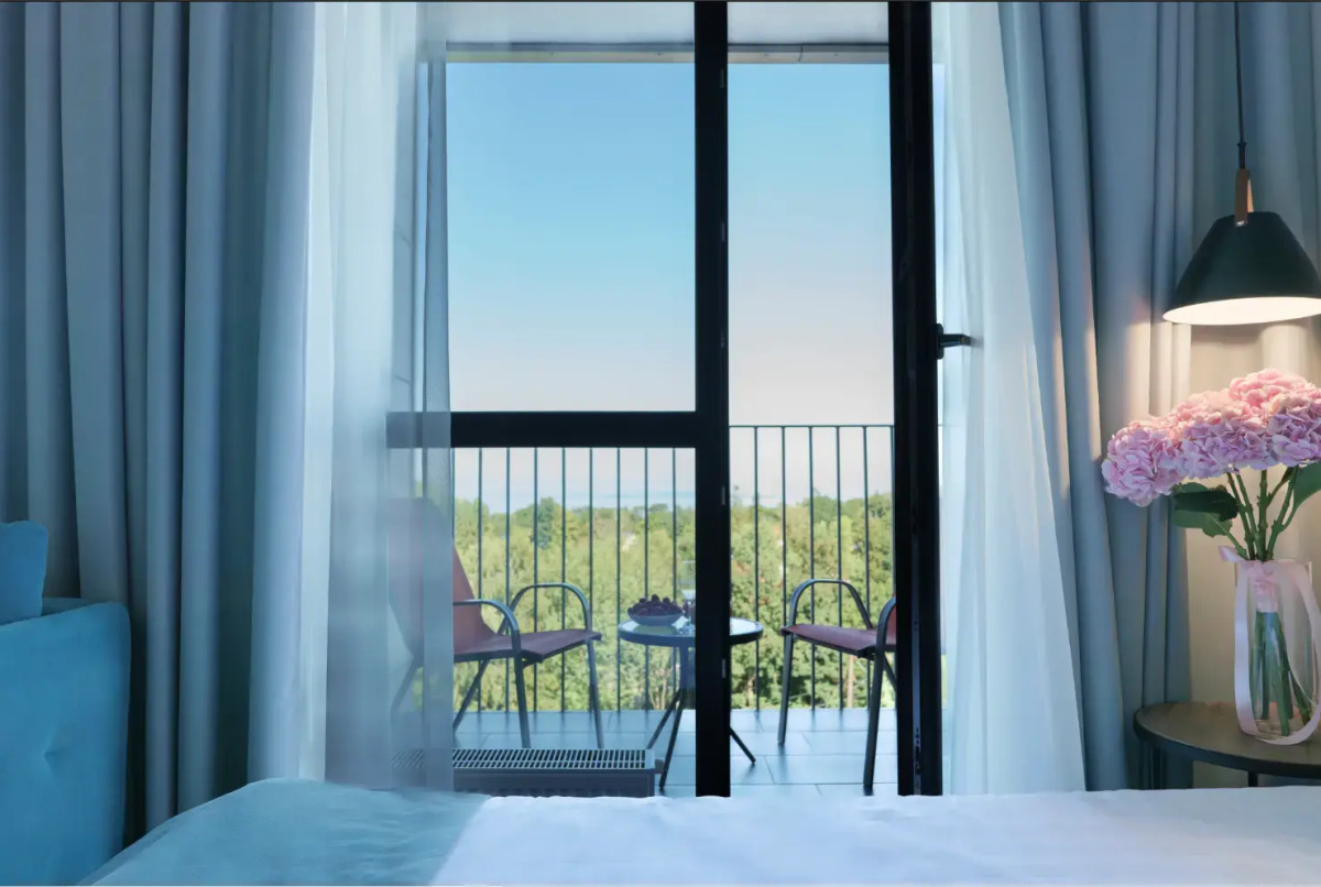 Апартаменты 4Кайф Kristall Studio с видом на море