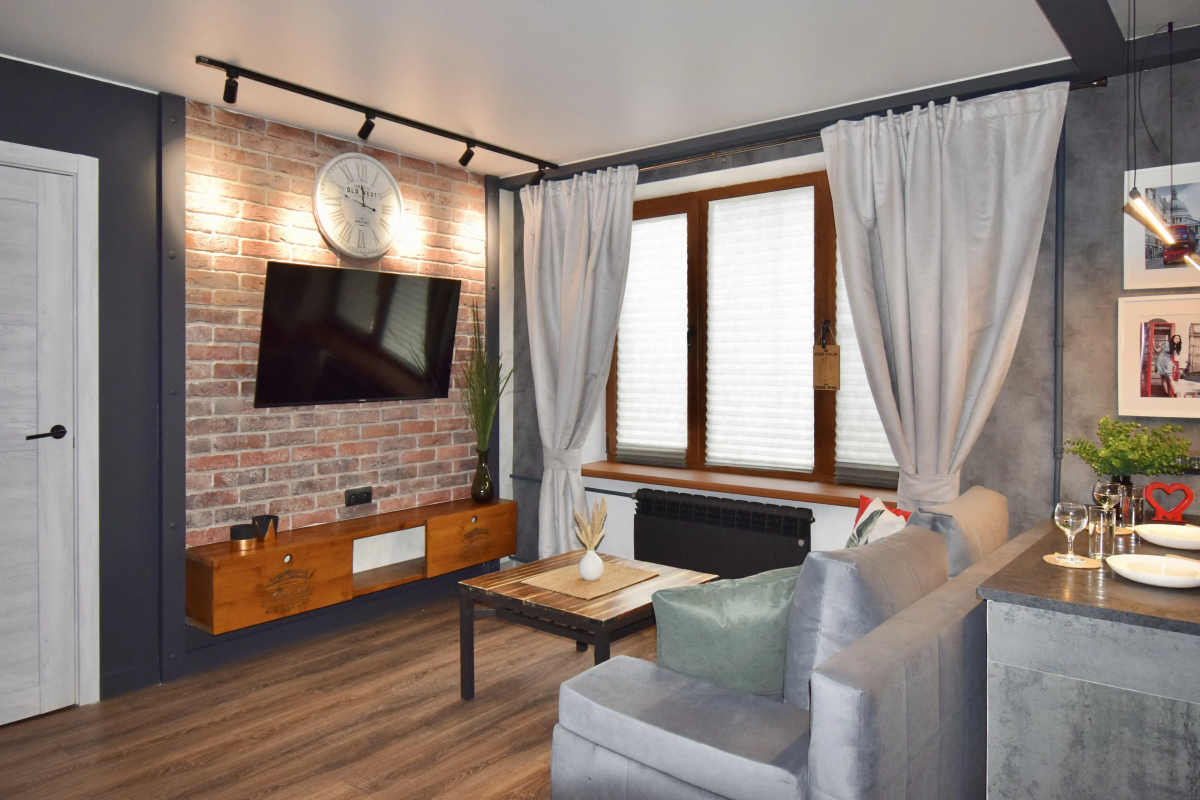 Апартаменты Дизайнерская двухкомнатная квартира в Кронштадте