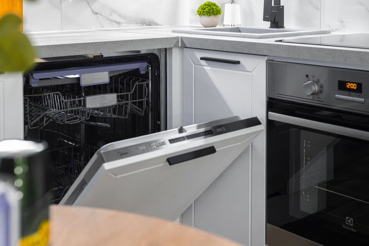 Апартаменты Lalapart Gray stone на 30 этаже небоскреба Савеловский Сити