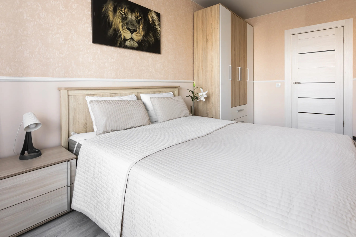 Апартаменты с 3мя комнатами NevaBed в небоскребе