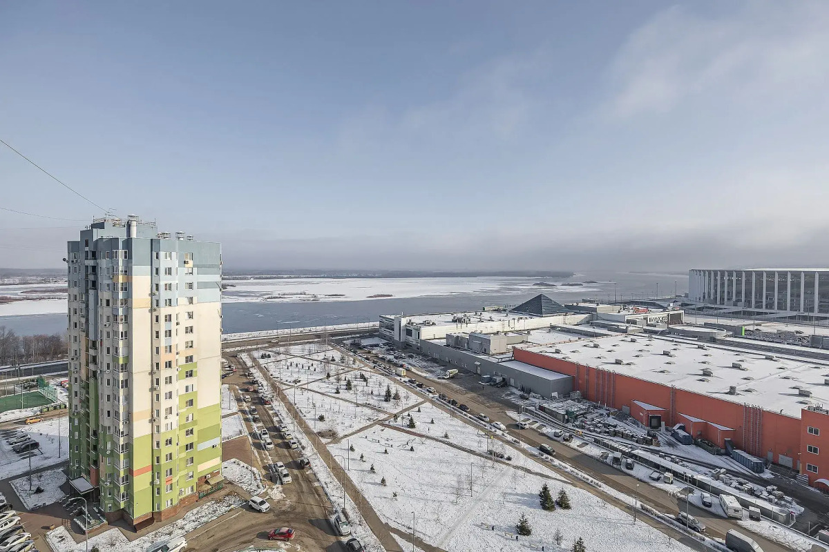 Апартаменты на Карла Маркса 62, с видом на Волгу. м.Стрелка. Сова-Дом