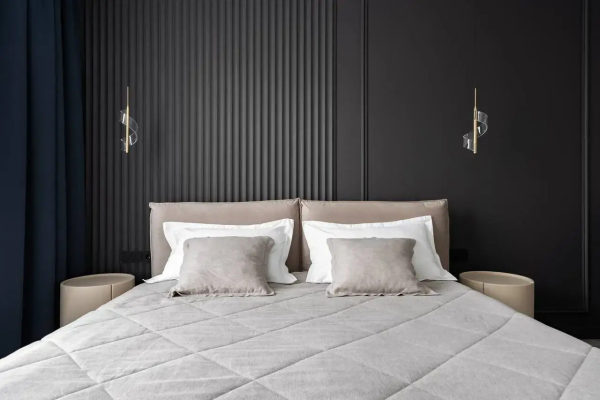 Квартира в синих тонах