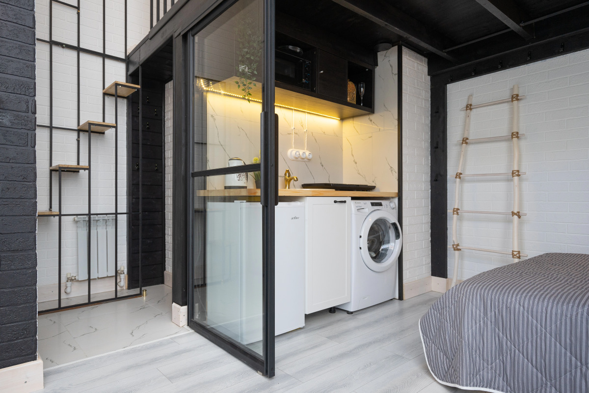 Квартира с Сауной, Камином и Кондиционером Лофт Центр Кремль Казань