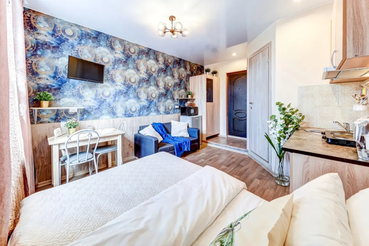 Апартаменты 3 рядом с метро Елизаровская (ОО3)