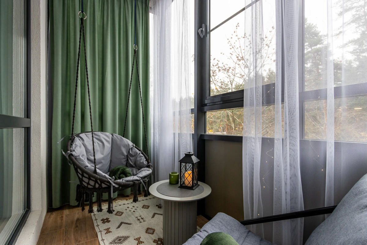 Квартира Студия с Качелью в Зеленогорске