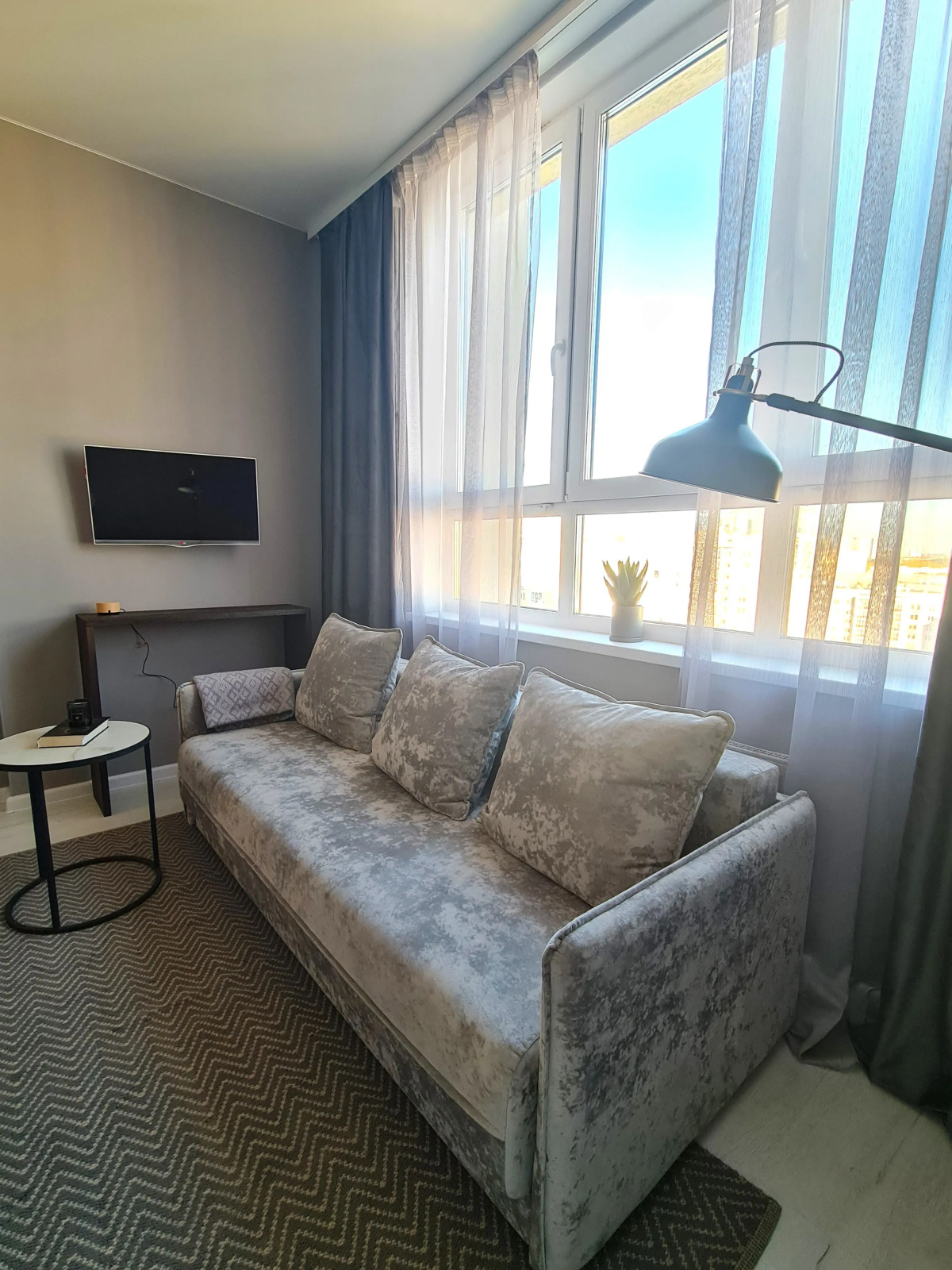 Квартира Яркая, свежая квартира в новом жилом комплексе Федерация