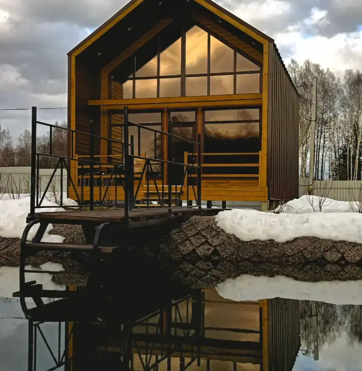 Гостевой дом в стиле «Барнхаус»