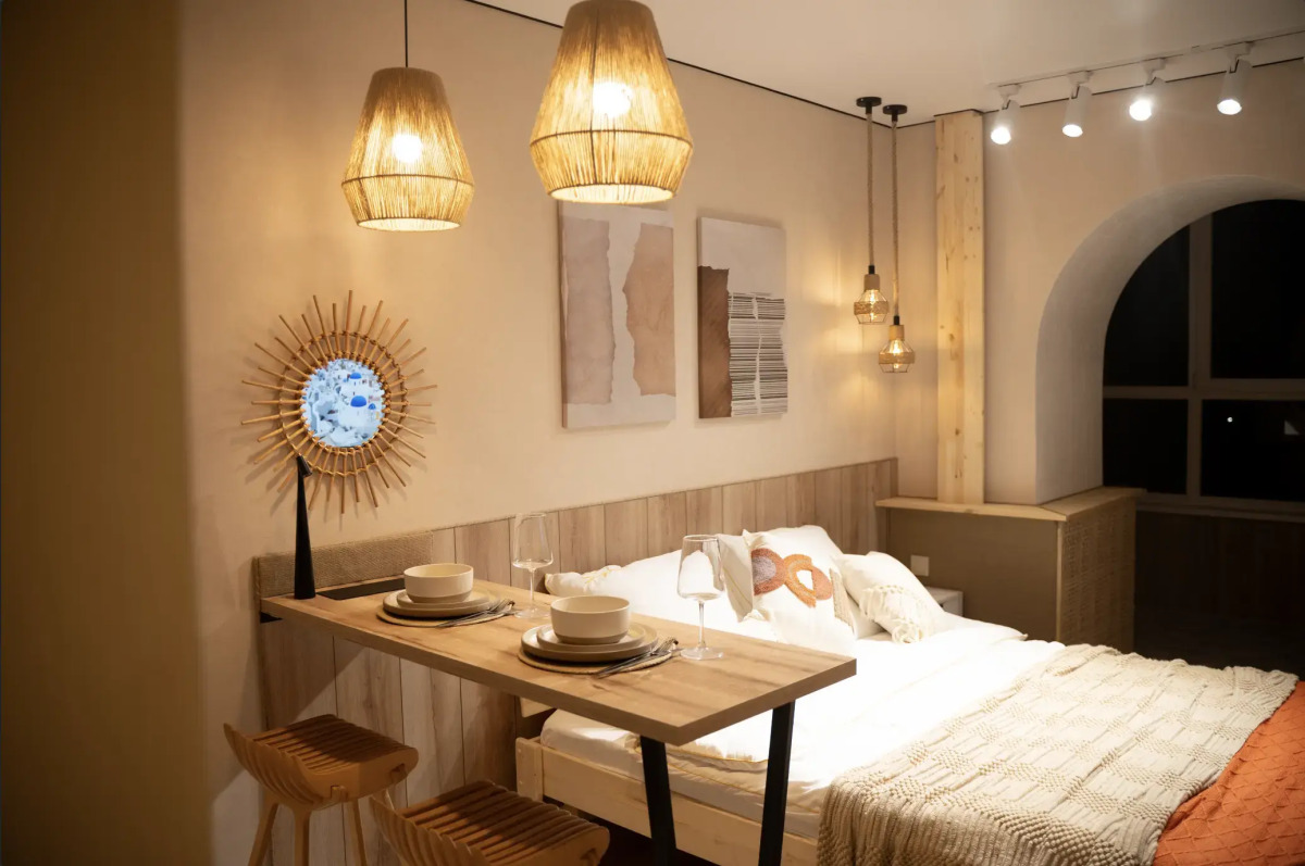 Квартира Студия с Дизайнерским Ремонтом в Центре