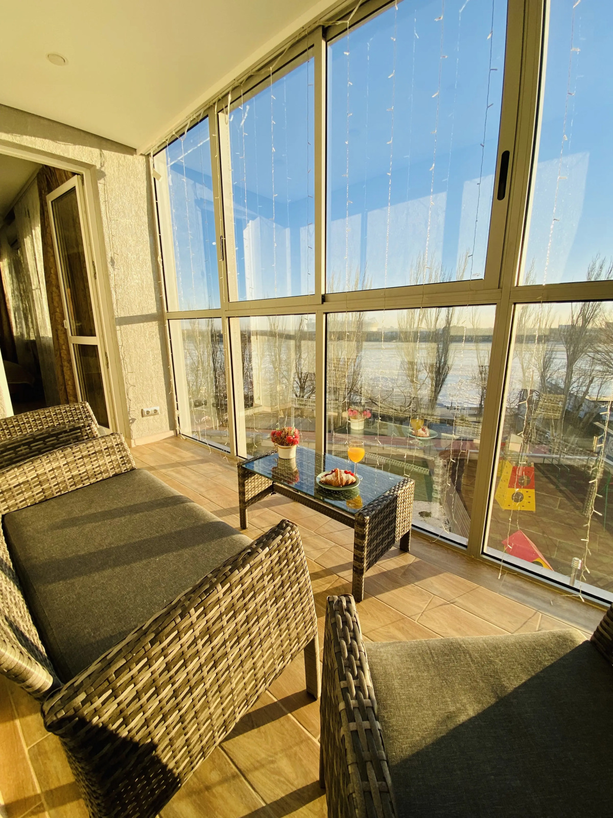 Квартира в жк Аквамарин с видом на реку Дон и стадион Ростов-Арена