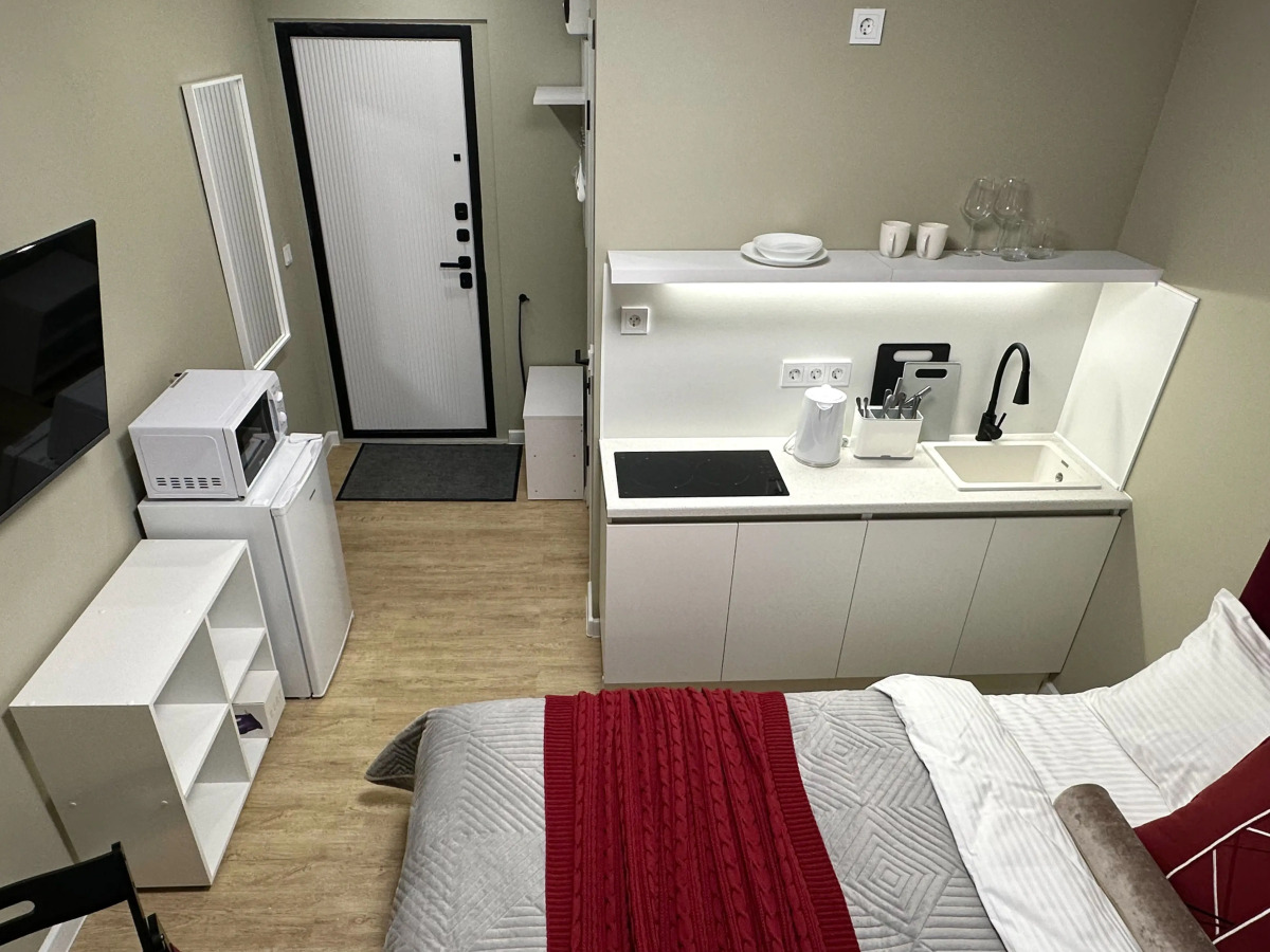 Апартаменты студия на Дубининской