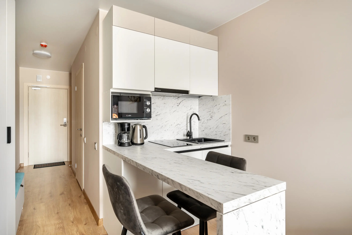 Апартаменты GLOBALSTAY. Новые студии 2 мин до метро Кировский завод