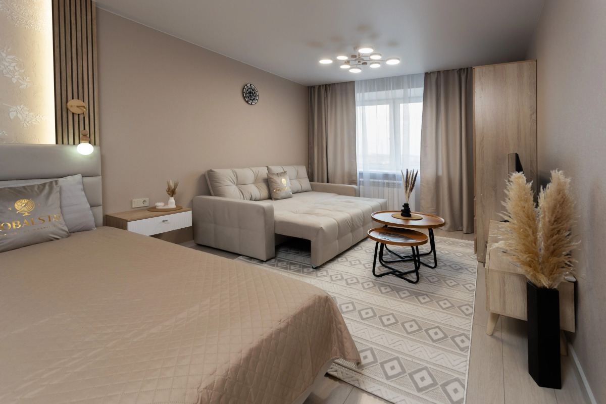 Апартаменты Globalstay Сканди-шик с Сауной и Панорамным Видом в центре Смоленска