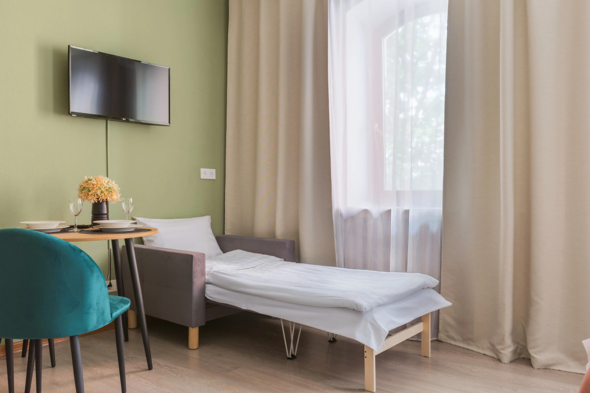 Апартаменты для троих гостей с 1 кроватью (3-ий или 4-ый этаж)