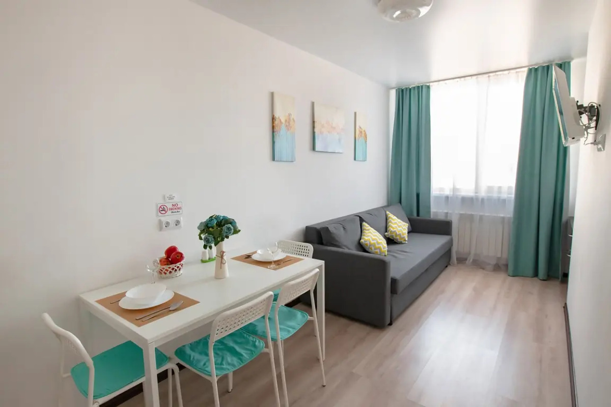 Уютная студия 5 на улице Фастовская