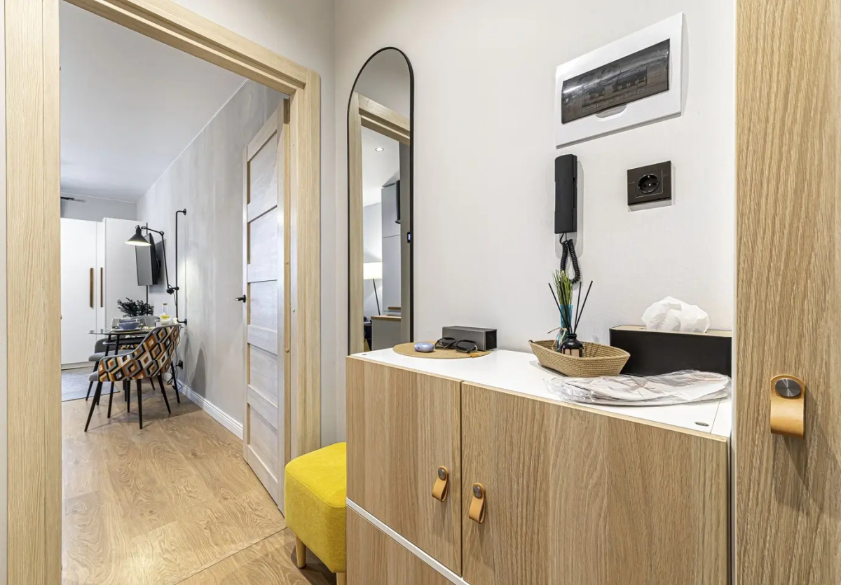 Квартира Сканди-студия в Московском районе.