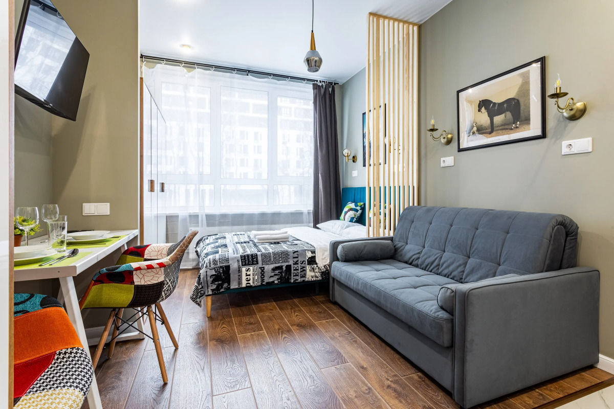 Апартаменты InHome24 Для двоих в новом жилом комплексе