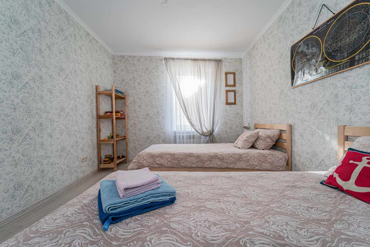 Апартаменты на пешеходной улице с 2-мя спальнями