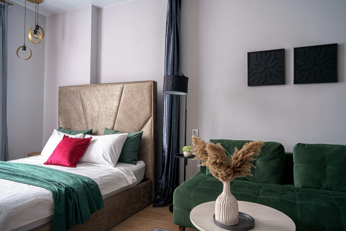 Апартаменты Green Tower — просторная студия в центре